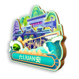 Refrigerator Magnet for Lu'an, Anhui, China  745