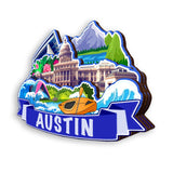 Kühlschrankmagnet für Austin Texas USA 386