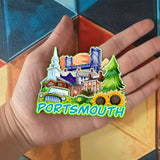 Refrigerator Magnet for Portsmouth New Hampshire USA  1050