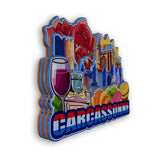 Refrigerator Magnet for Carcassonne France  2584
