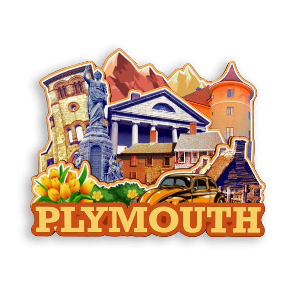 Refrigerator Magnet for Plymouth Massachusetts USA  985