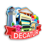 Kühlschrankmagnet für Decatur Alabama USA 361