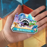 Магнит на холодильник для Чуньаня, Чжэцзян, Китай 472