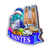 Refrigerator Magnet for Nantes France  1333