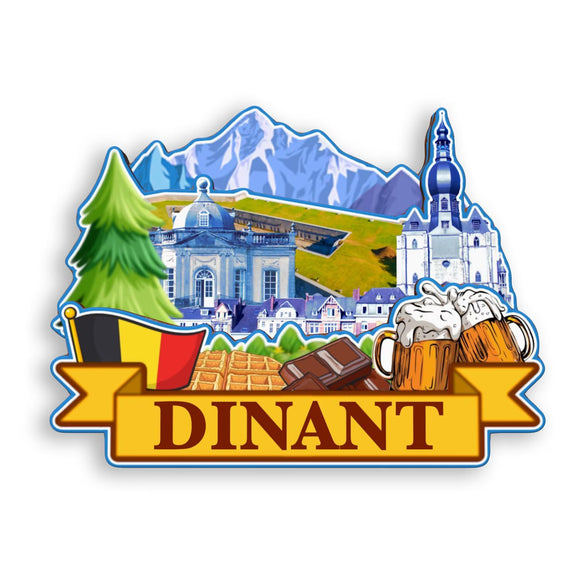 Refrigerator Magnet for Dinant Belgium  2013