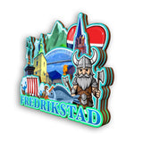 Kühlschrankmagnet für Fredrikstad Norwegen 2281