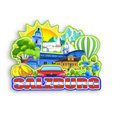 Refrigerator Magnet for Salzburg Austria  1592