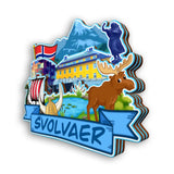 Kühlschrankmagnet für Svolvaer Norwegen 2282