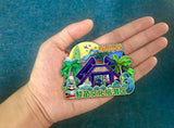 Refrigerator Magnet for Binglanggu Li and Miao Cultural Tourism Zone, Hainan, China  49