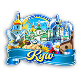 Refrigerator Magnet for Kyiv Ukraine  2391