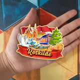 Refrigerator Magnet for Roskilde Denmark  2076