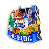 Refrigerator Magnet for Freiburg Germany  1202