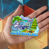 Refrigerator Magnet for Agios Nikolaos Greece  1783