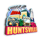 Kühlschrankmagnet für Huntsville Alabama USA 370