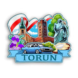 Refrigerator Magnet for Torun Poland  2123