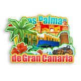 Refrigerator Magnet for Las Palmas de Gran Canaria Spain  1421