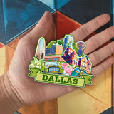 Kühlschrankmagnet für Dallas Texas USA 381