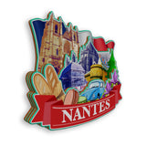 Refrigerator Magnet for Nantes France  1334