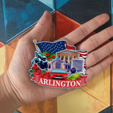 Refrigerator Magnet for Arlington Virginia USA  893