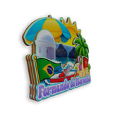 Магнит на холодильник для Фернандо де Норонья, Бразилия, 1923 г.