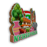 Refrigerator Magnet for Nyiregyhaza Hungary  2154