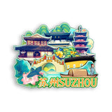 Магнит на холодильник для Сучжоу, Цзянсу, Китай 407