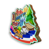 Refrigerator Magnet for Troyes France  1362