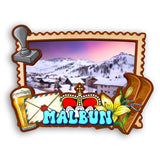 Refrigerator Magnet for Malbun Liechtenstein  2500
