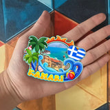 Refrigerator Magnet for Kamari Greece  1756