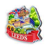Refrigerator Magnet for Leeds UK  1456