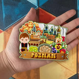 Refrigerator Magnet for Poznan Poland  2117