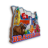 Refrigerator Magnet for Bratislava Slovakia  2372