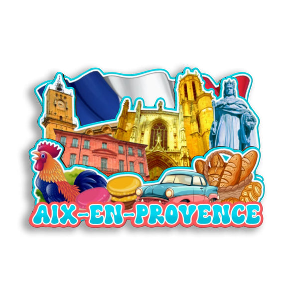 Refrigerator Magnet for Aix-En-Provence France  2598