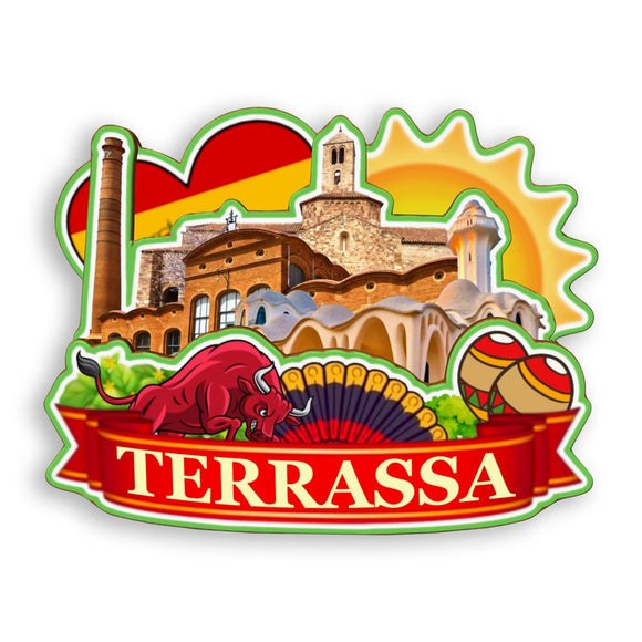 Refrigerator Magnet for Terrassa Spain  1524