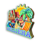 Refrigerator Magnet for Mellieha Malta  2305
