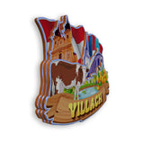 Refrigerator Magnet for Villach Austria  1600