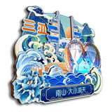 Магнит на холодильник для туристической зоны Наньшань Сяодунтянь, Санья, Хайнань, Китай 53