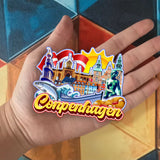 Refrigerator Magnet for Copenhagen Denmark  2066