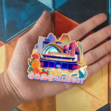 Refrigerator Magnet for Xilinhot, Inner Mongolia, China  855