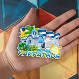 Refrigerator Magnet for Karpathos Greece  1770