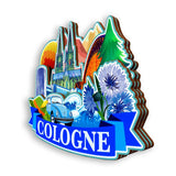 Refrigerator Magnet for Cologne Germany  1177