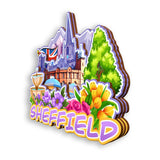 Refrigerator Magnet for Sheffield UK  1478