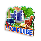 Kühlschrankmagnet für Baton Rouge Louisiana USA 962