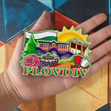 Refrigerator Magnet for Plovdiv Bulgaria  2442