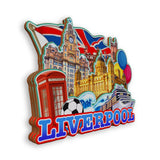 Refrigerator Magnet for Liverpool UK  1451