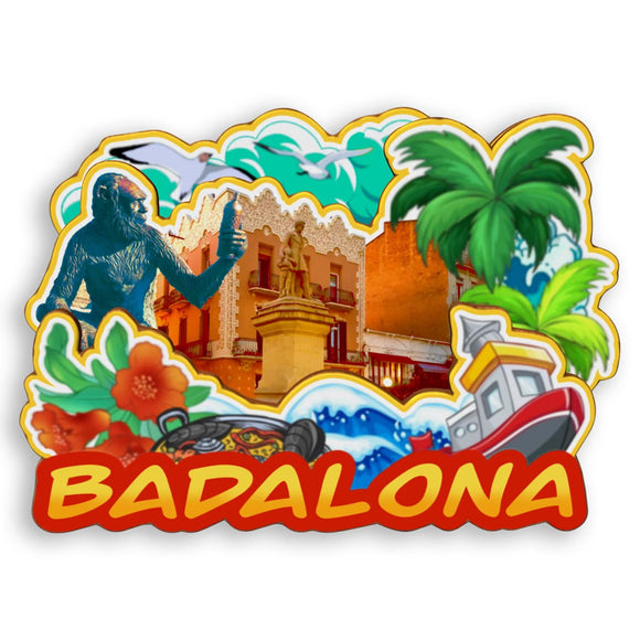 Refrigerator Magnet for Badalona Spain  1521