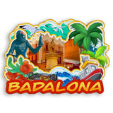 Refrigerator Magnet for Badalona Spain  1521