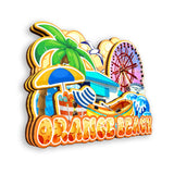 Kühlschrankmagnet für Orange Beach Alabama USA 376