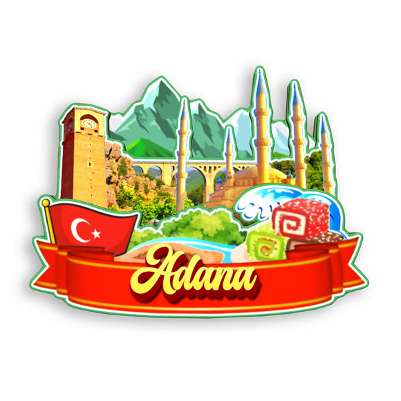Refrigerator Magnet for Adana Turkey  1681
