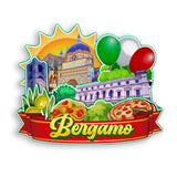 Refrigerator Magnet for Bergamo Italy  1307